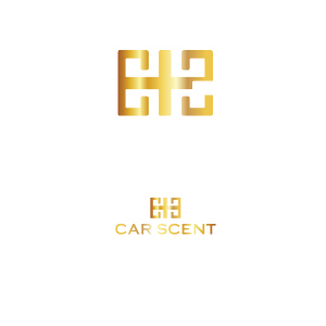 Gold logo and text on a white background